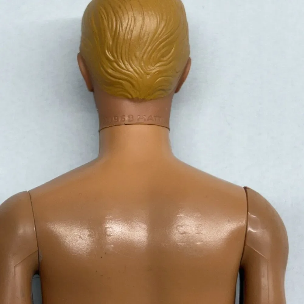 Vtg 1972 Busy Hands Ken Doll Mattel 1196 Lime Trunks Yellow Suitcase Booklet Lot